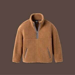 UGGbraid Half Zip-Chesnut